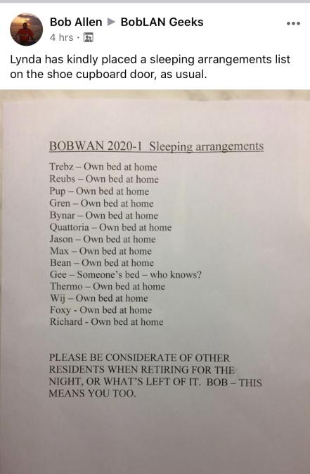 Sleeping Arrangements