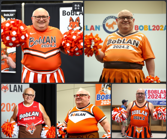BobLAN Cheerleaders